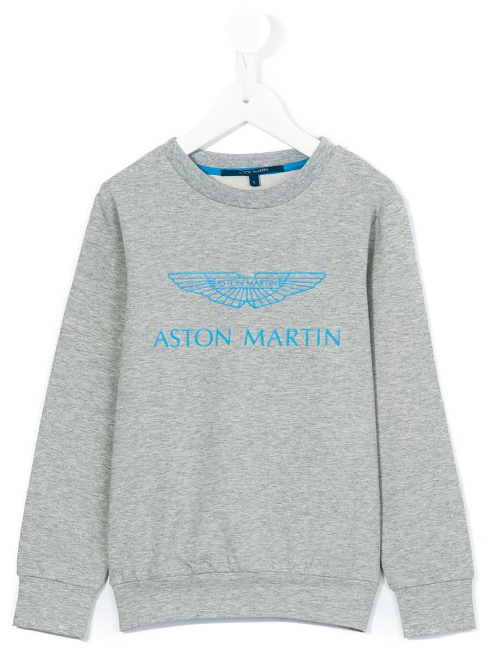 Aston Martin Kids - Logo Sweatshirt - Kids - Cotton/spandex/elastane - 5 Yrs, Grey