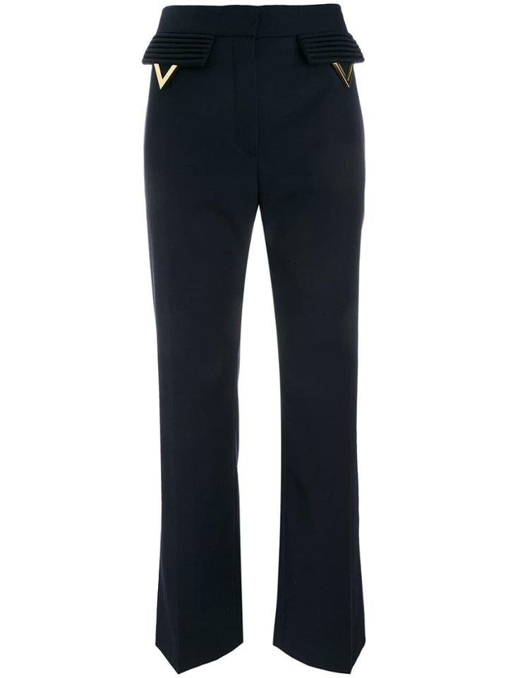 Valentino V Hardware Trousers - Blue