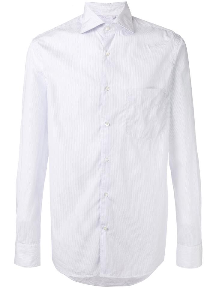 Aspesi Plain Shirt, Men's, Size: 39, Blue, Cotton