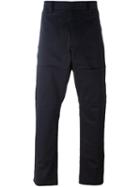 Oamc Pocket Detail Trousers, Men's, Size: 48, Blue, Cotton/spandex/elastane
