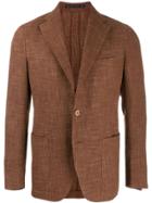 Bagnoli Sartoria Napoli Single-breasted Blazer - Brown
