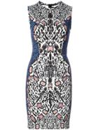 Yigal Azrouel Abstract Leopard Print Dress - Multicolour