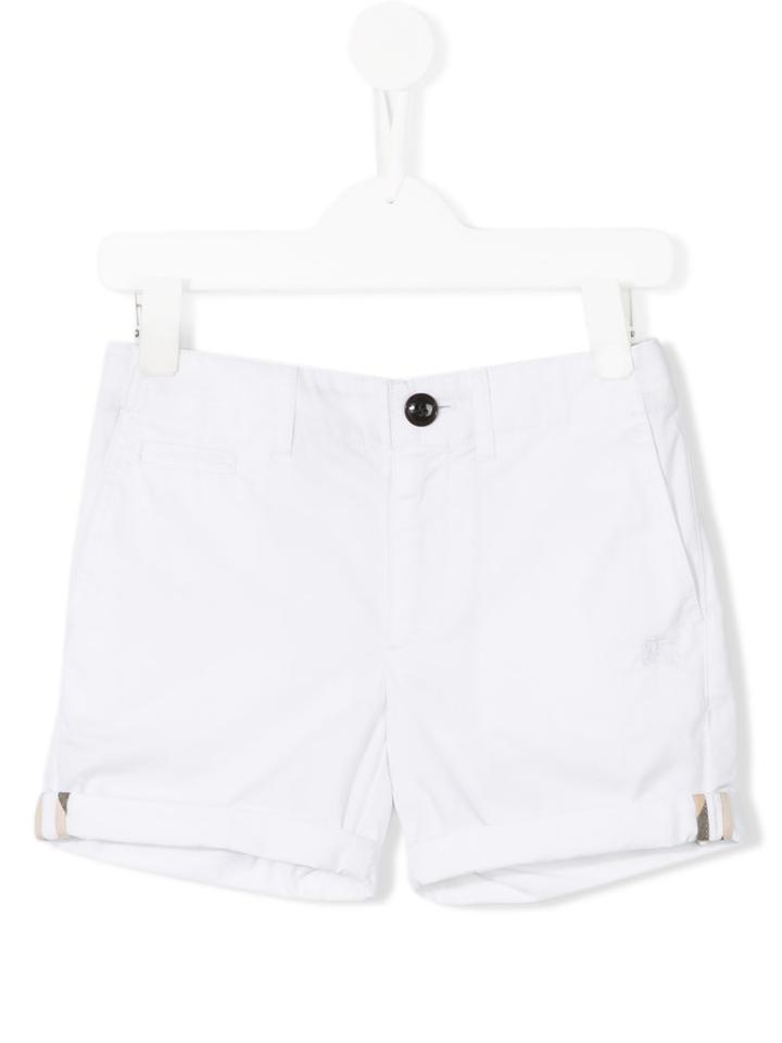 Burberry Kids Casual Denim Shorts, Girl's, Size: 10 Yrs, White