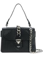 Moschino Quilted Chain Tote - Black