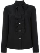Red Valentino Ruffled Placket Blouse