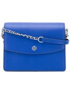 Tory Burch - Minimal Shoulder Bag - Women - Leather - One Size, Blue, Leather