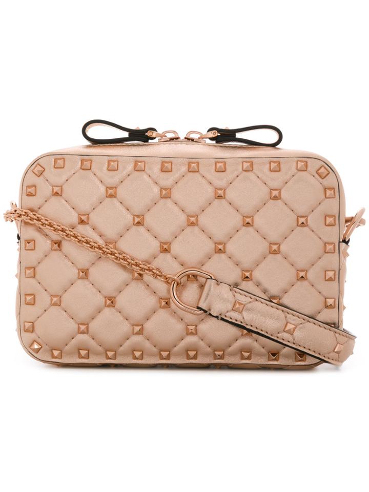 Valentino Valentino Garavani Rockstud Spike Crossbody Bag - Metallic