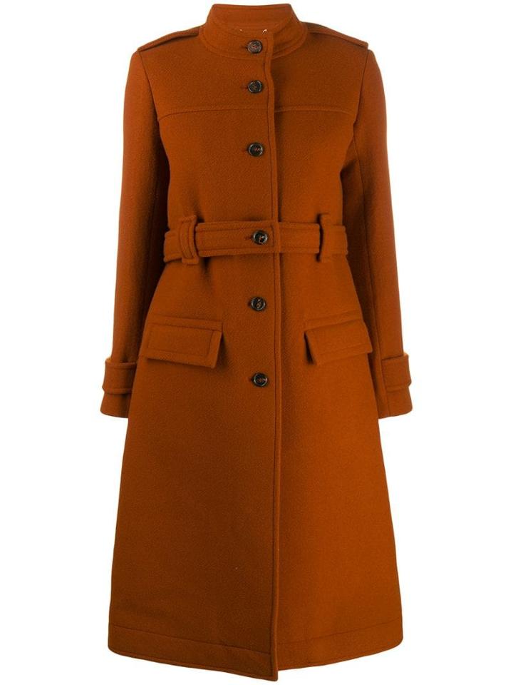 Chloé Single-breasted Coat - Brown