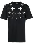 Neil Barrett Cross Print T-shirt - Black