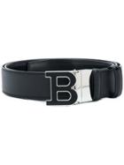 Bally B Buckle Reversible Belt - Black