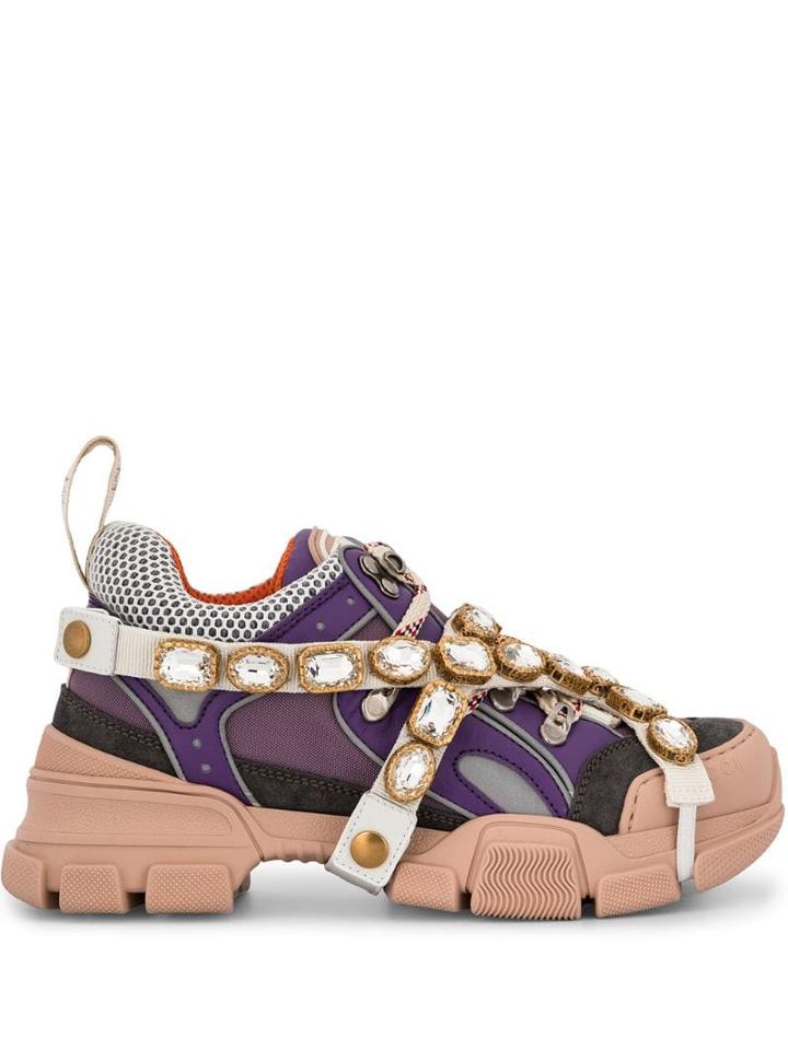 Gucci Flashtrek Chunky Sneakers - 5390 New Lav/lo