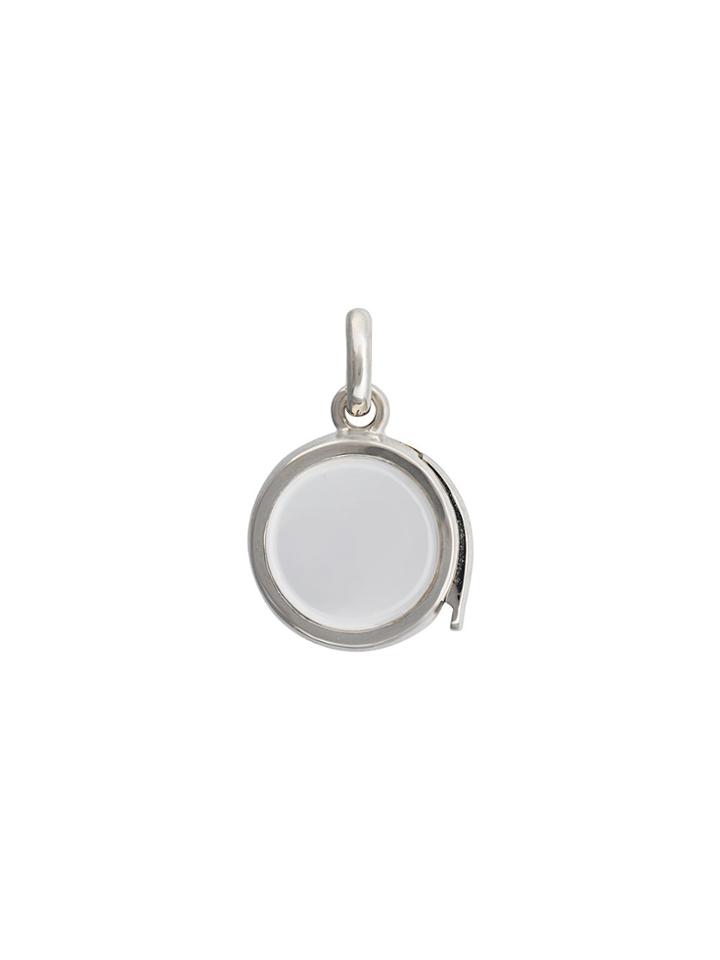 Loquet Small Round Locket - Grey