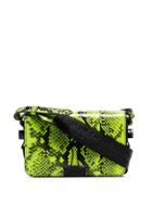 Off-white Green Python Print Mini-bag - Yellow