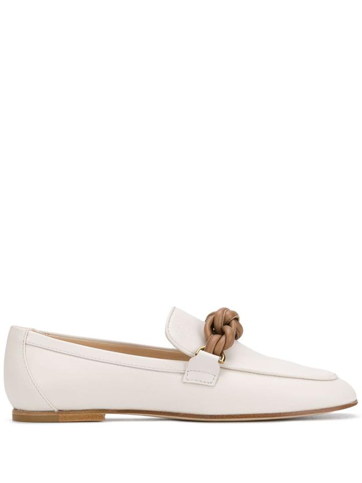 Tod's Knot-detail Loafers - Neutrals