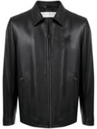 Rockins Patch Detail Biker Jacket - Black