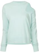 Christopher Esber Shoulder Cut-out Jumper - Blue