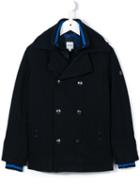 Boss Kids Double Breasted Coat, Boy's, Size: 10 Yrs, Blue