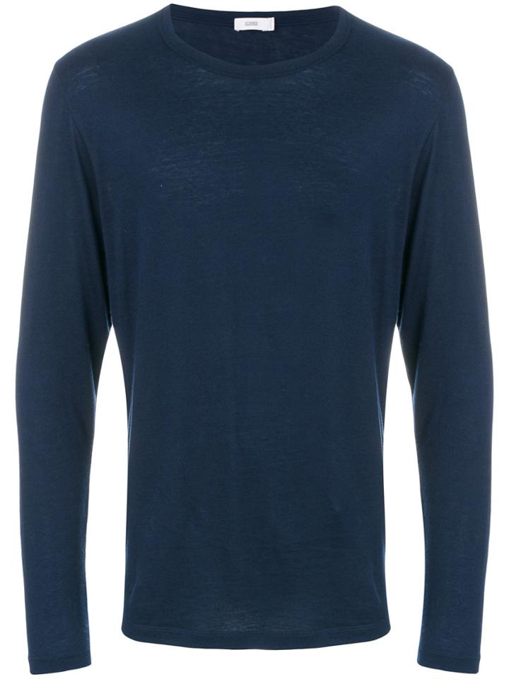Closed Long Sleeved T-shirt - Blue