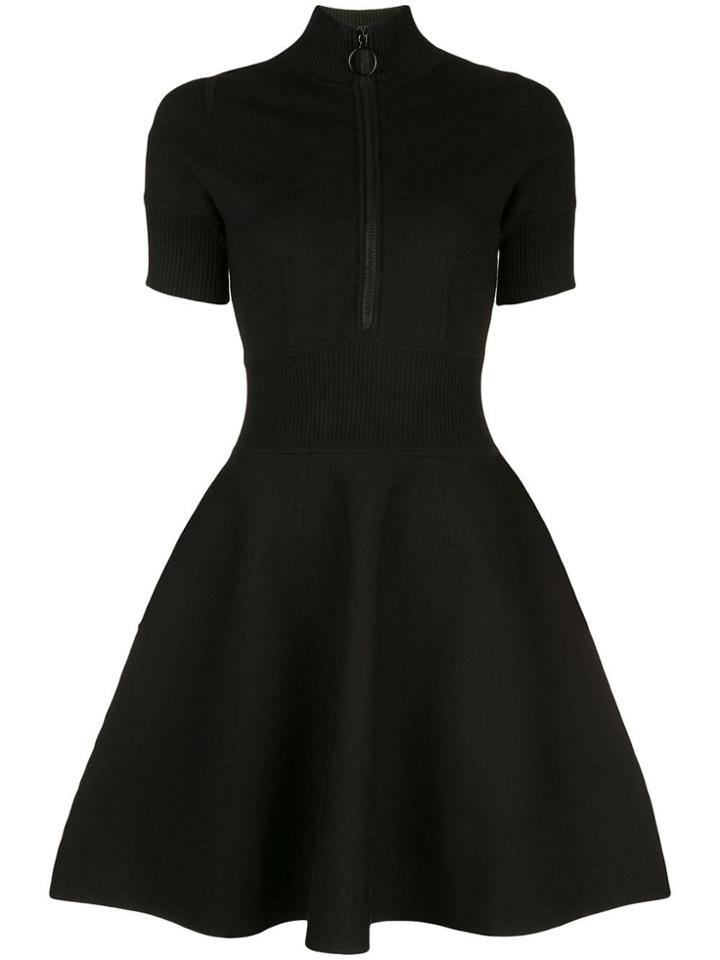 Victoria Victoria Beckham A-line Mini Skater Dress - Black