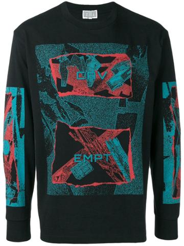C.e Colour-block Logo Sweatshirt - Black