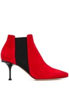 Sergio Rossi Sr Milano Boots - Red