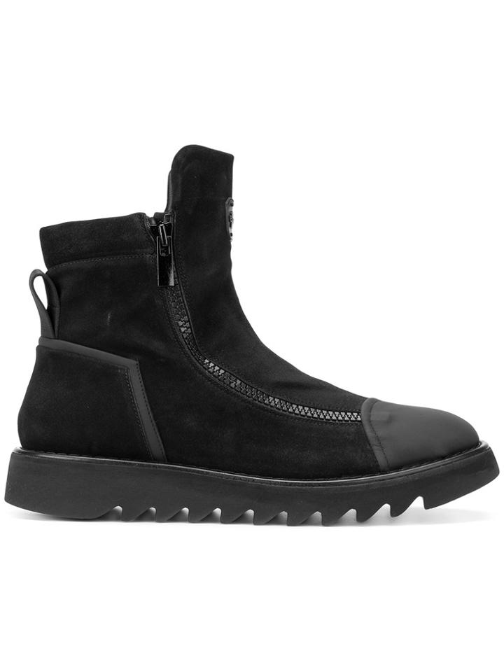 Bruno Bordese Zipped Ankle Boots - Black