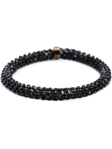 Michael Schmidt Crystal Bangle, Women's, Black, Swarovski Crystal