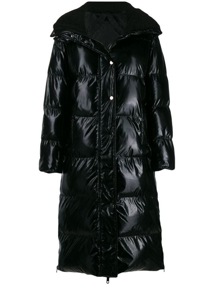 P.a.r.o.s.h. Long Puffer Jacket - Black