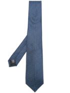 Cerruti 1881 Crosshatch Pattern Tie - Blue