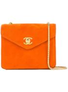 Chanel Vintage Chanel Single Chain Shoulder Bag - Yellow & Orange