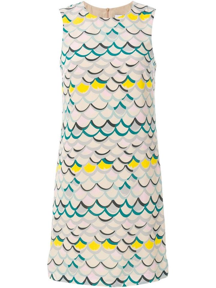 M Missoni Scallop Print Dress - Neutrals