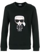 Karl Lagerfeld Karl Ikonik Sweatshirt - Black