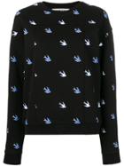 Mcq Alexander Mcqueen Bird Detail Pullover - Black