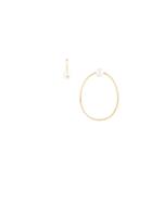 Delfina Delettrez 18kt Gold Pearl & Hoop Diamond Earrings - Metallic