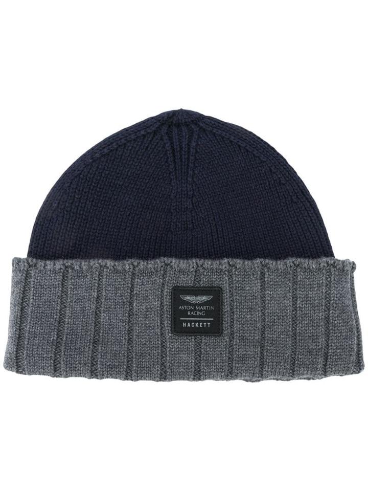Hackett Aston Martin Racing Beanie Hat - Blue