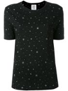 Zoe Karssen Stars Print T-shirt, Women's, Size: Medium, Black, Cotton/modal