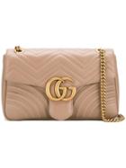 Gucci Medium Gg Marmont Matelassé Shoulder Bag, Women's, Nude/neutrals, Calf Leather