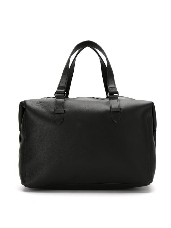 Mara Mac Leather Tote Bag - Black