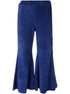 Manokhi Cropped Flared Trousers