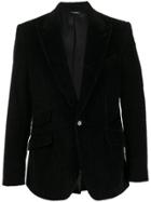 Dolce & Gabbana Cord Tailored Blazer - Black