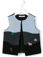 Vivetta Kids 'bietola' Vest, Girl's, Size: 6 Yrs, Blue
