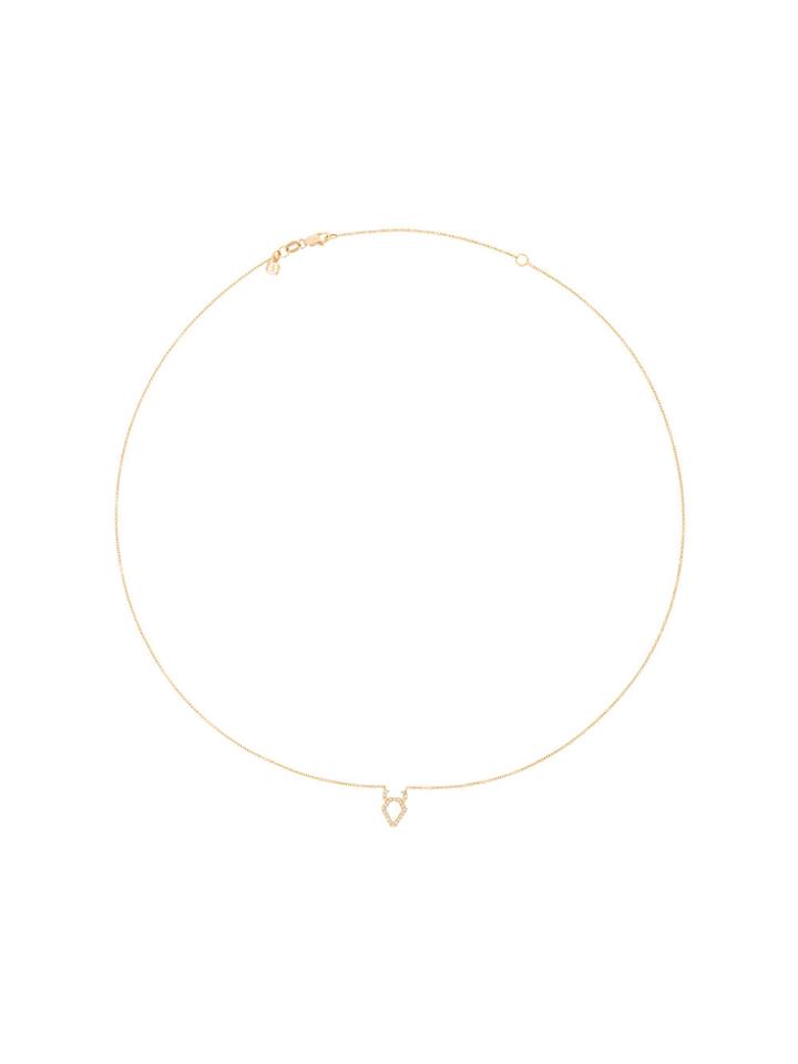 Sydney Evan Diamond Taurus Necklace - Metallic