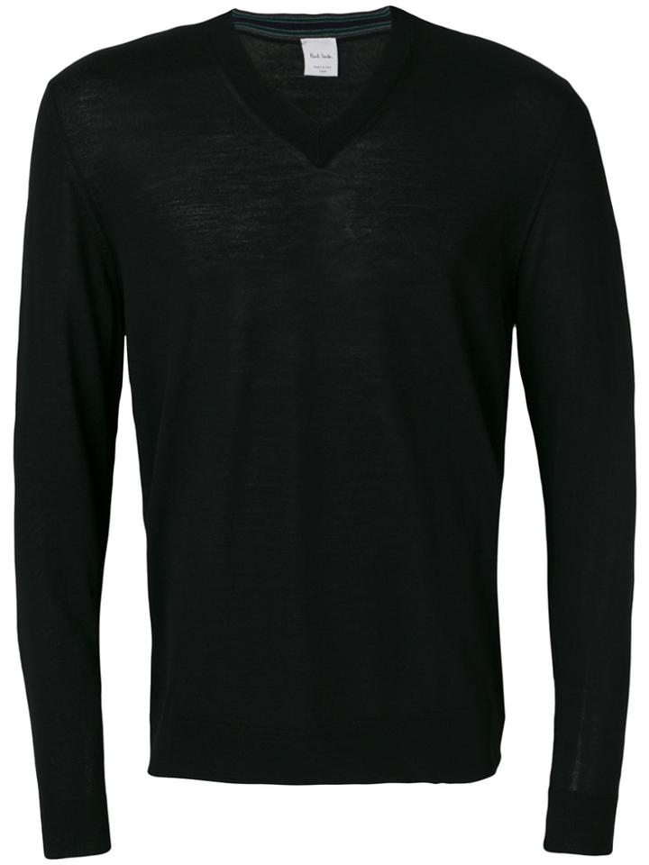 Paul Smith V-neck Jumper - Black