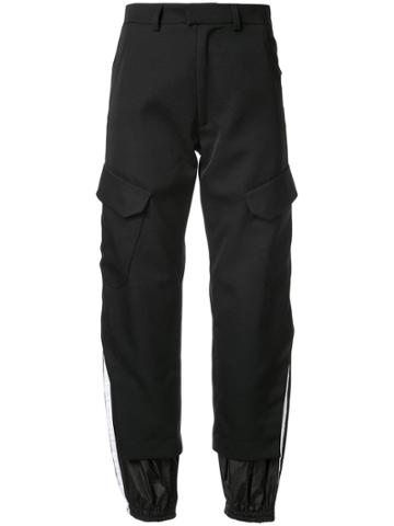 Delada Tapered Cargo Trousers - Black