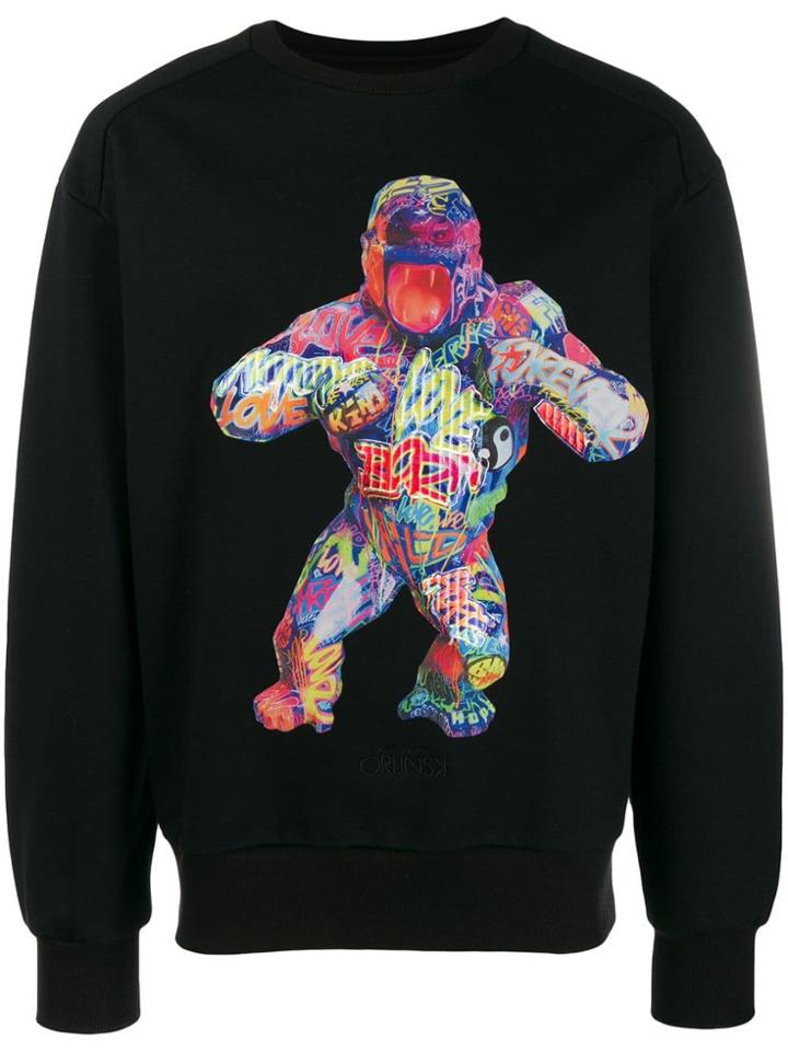 Juun.j Printed Sweatshirt - Black