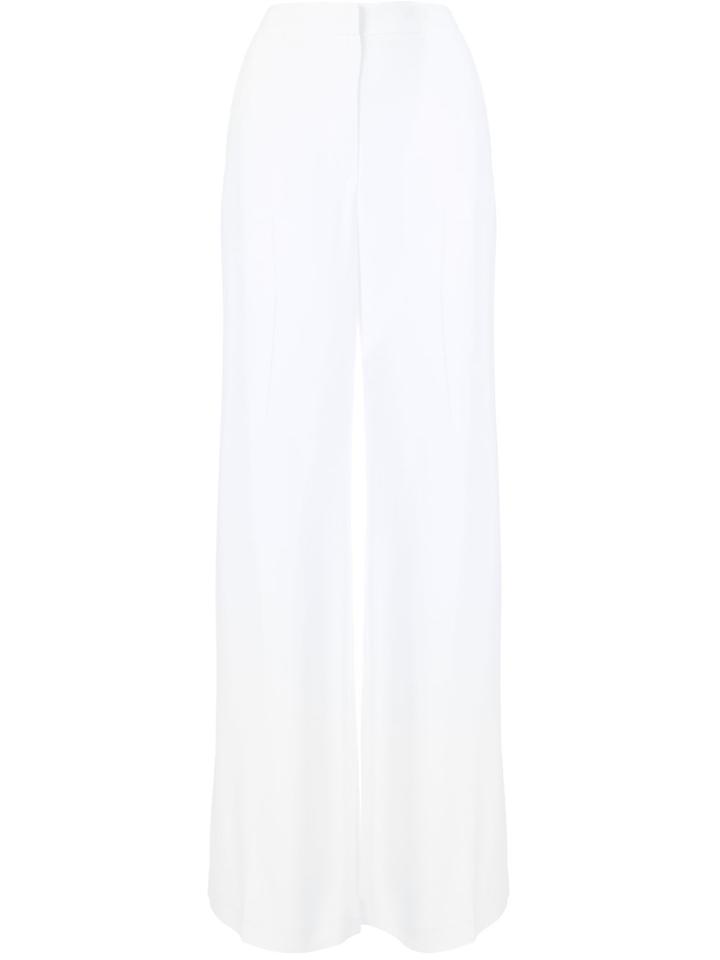 Msgm Palazzo Trousers - White