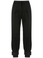Egrey - Cropped Trousers - Women - Cotton/spandex/elastane - 44, Women's, Black, Cotton/spandex/elastane