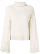 Pringle Of Scotland Turtleneck Cropped Jumper - Neutrals