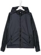 Woolrich Kids Zipped Hooded Jacket - Blue