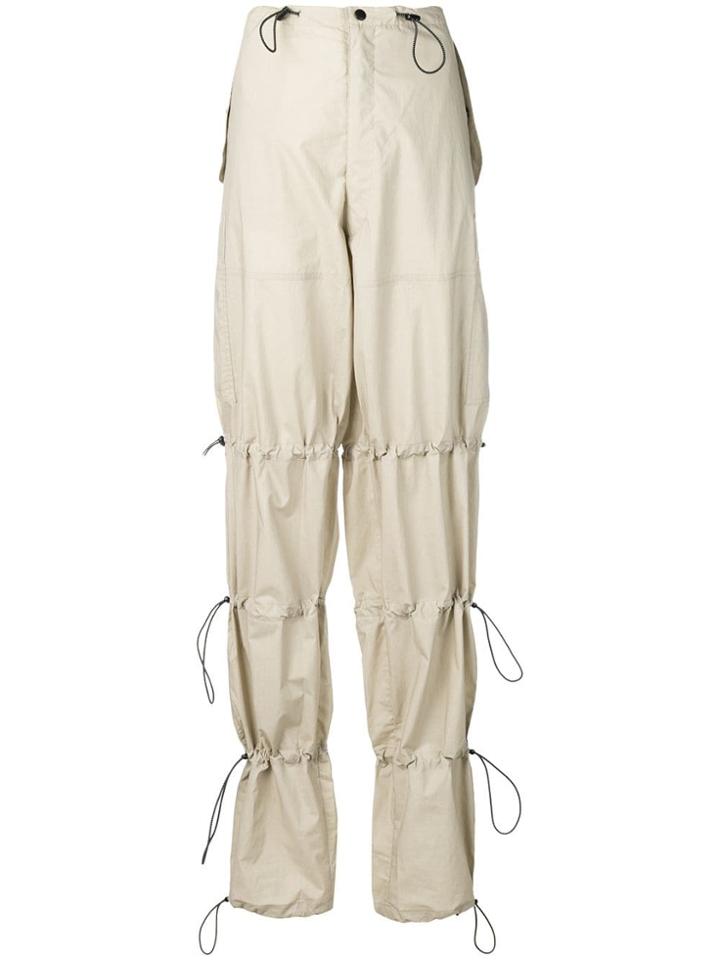 Unravel Project Drawstring Utility Trousers - Neutrals